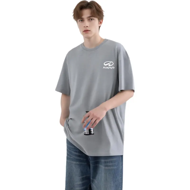 YK&YB T Shirts Unisex Heather Gray-3