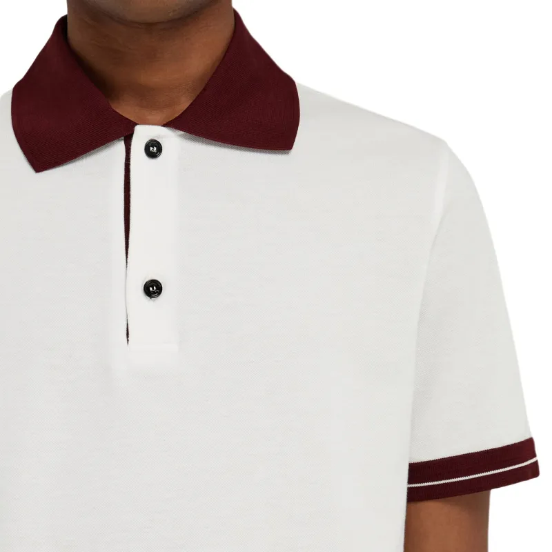 Ferragamo Logo embroidered Polo Shirt-4