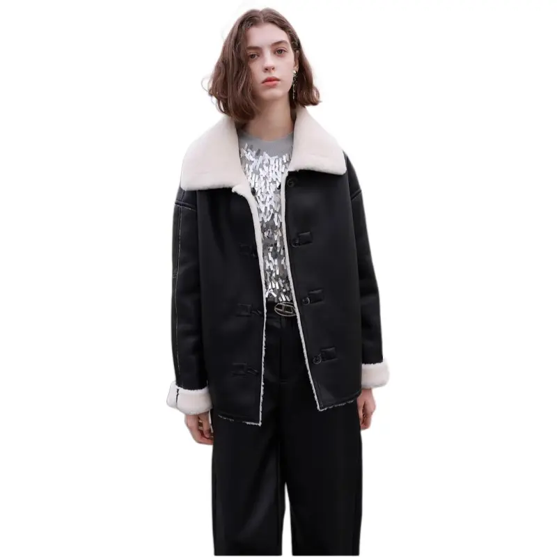 3COLOUR Jackets & Coats Women's Classic Black-2