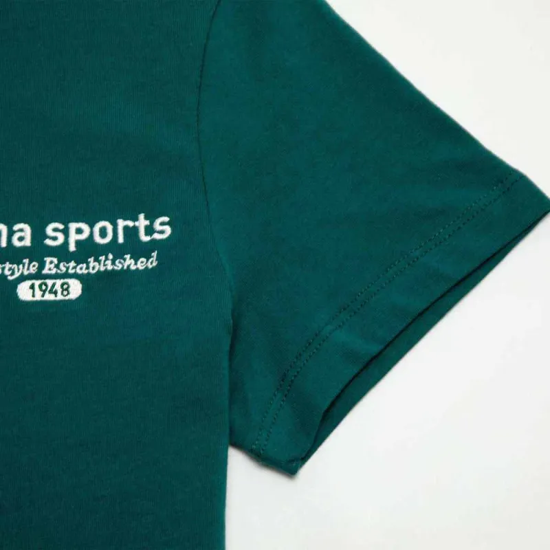 PUMA T Shirts Women's Christmas Green-5
