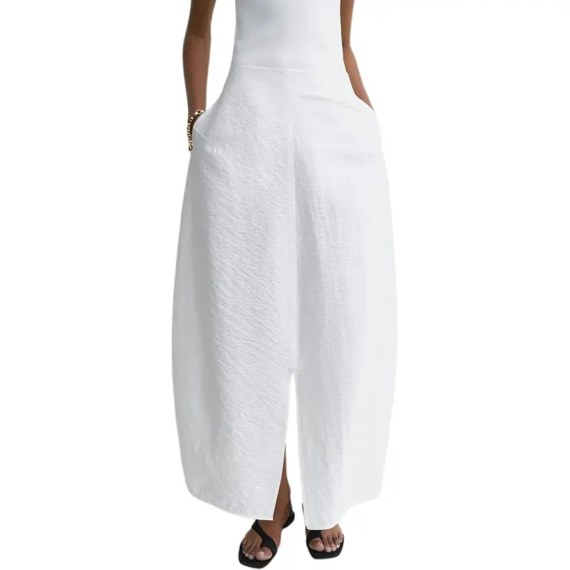 TOTEME SS25 Casual Long Skirts Women's White-4