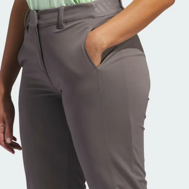 Adidas Ultimate365 Tour Twistknit Tracksuit Bottoms Knitted Sports Pants Women's Charcoal Gray-5
