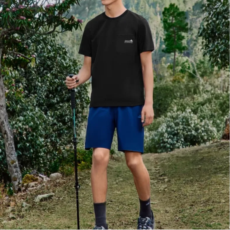 Skechers Wilderness Outdoor Collection Sorona T Shirt Men's Carbon Black-4