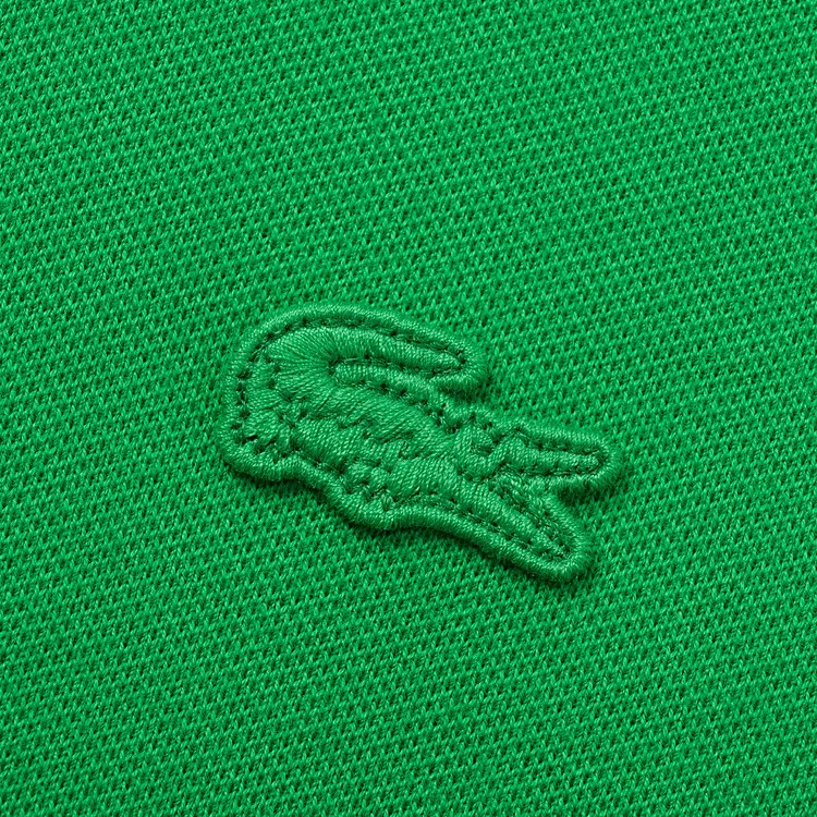 LACOSTE SS25 Short Sleeved Dress Women's Calathea Green-4