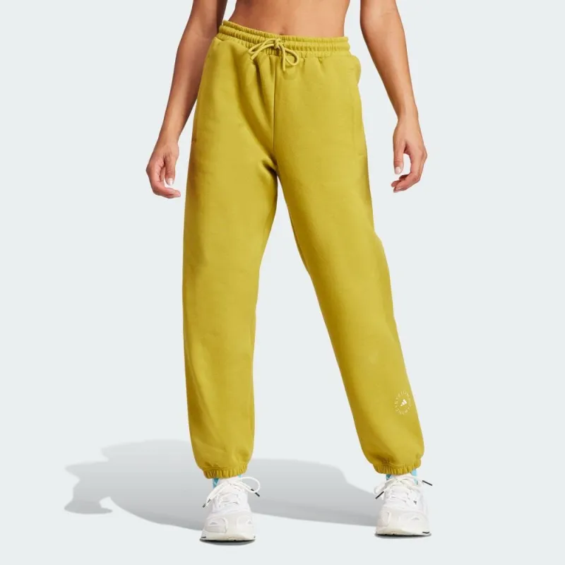 Adidas Stella McCartney Knitted Sports Pants Women's Yellow-2