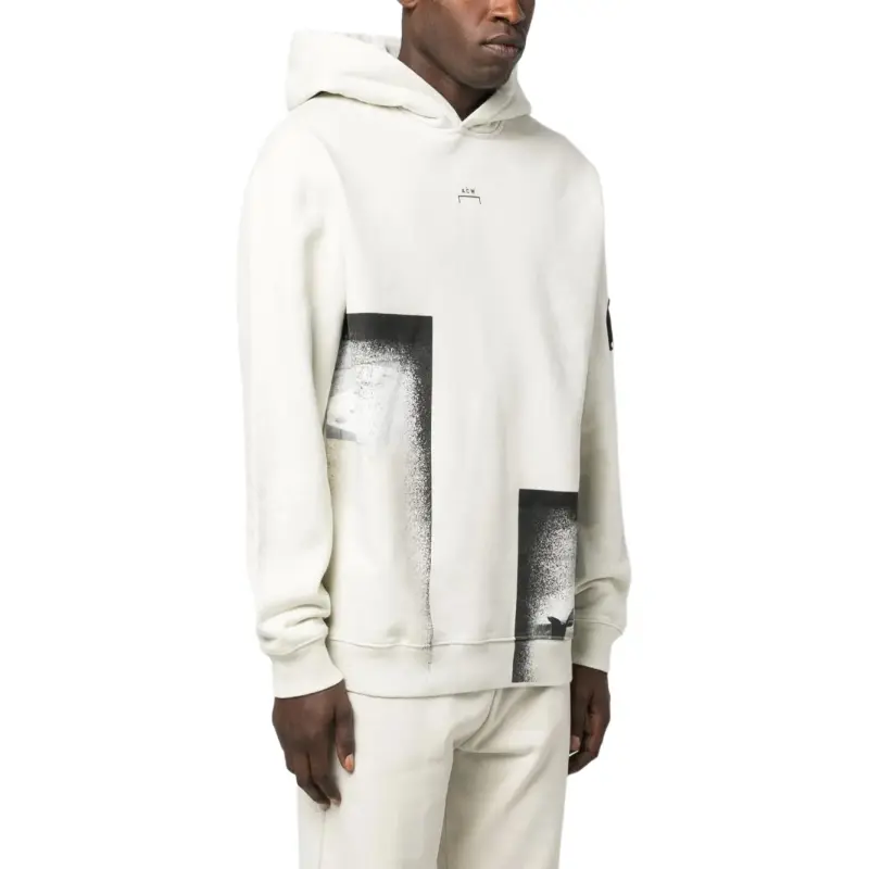 A COLD WALL* Bouchards Graphic print Cotton Hoodie-3