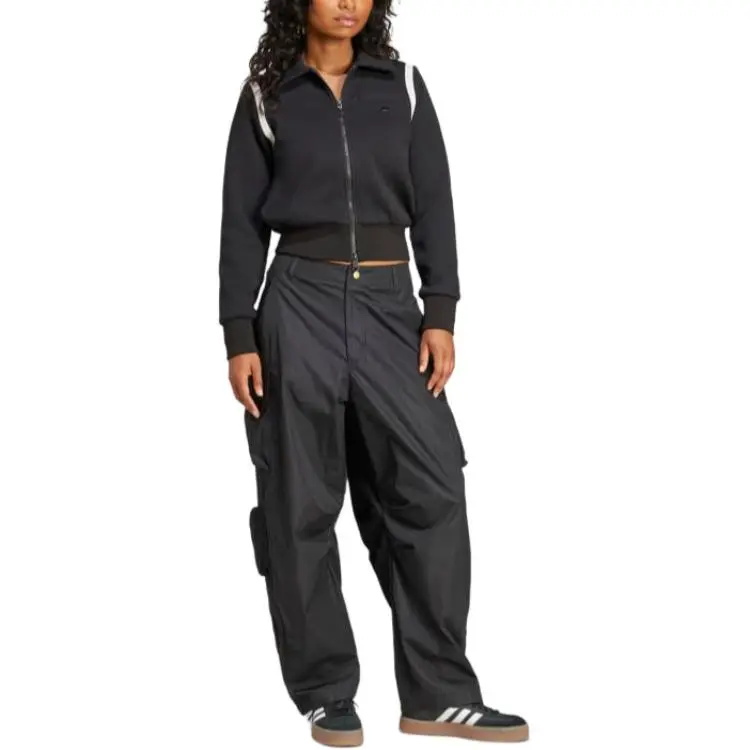 Adidas Originals Women's Premium Collared Track Top Black-3
