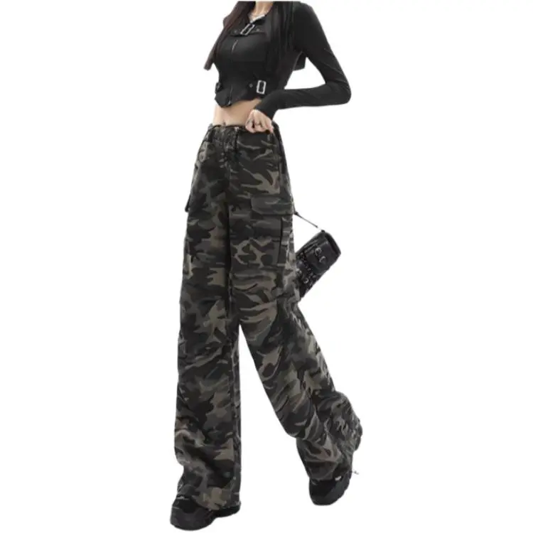 JASONWOOD Cargo Pants Women's Camouflage-1