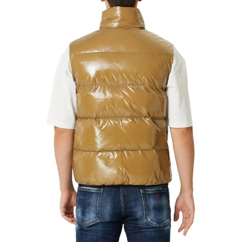 DSQUARED 2 Logo Patch Zipped Padded Gilet-4