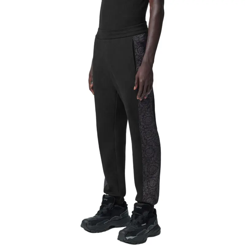 VERSACE Barocco jacquard Lurex Track Pants-3