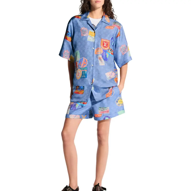 LOUIS VUITTON Mahina Patch Short Sleeved Shirt-1