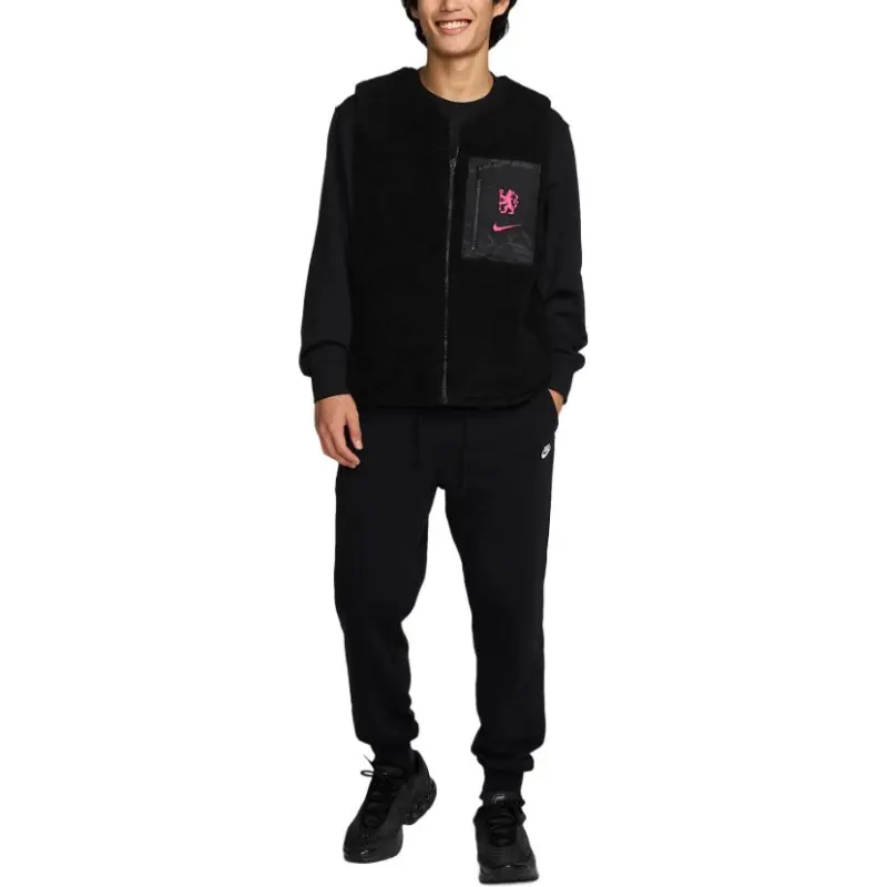 Nike Chelsea FCClub Vest Men's Black/Pink-1