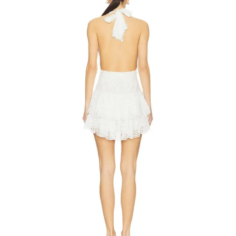 LOVESHACKFANCY Sleeveless Dress Women's White-1