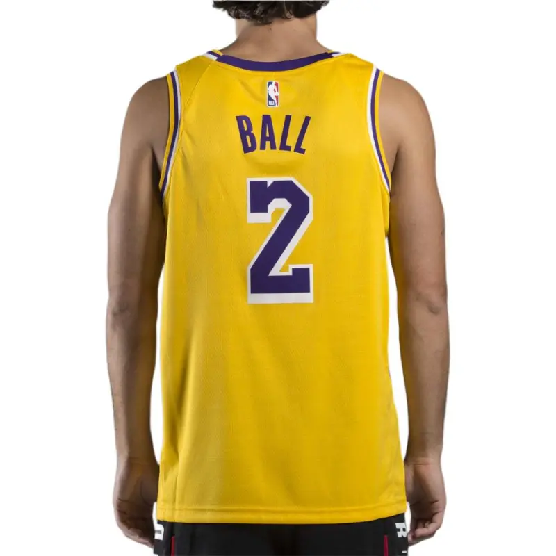 Nike Nike X NBA Basketball Jerseys Men's Yellow-3