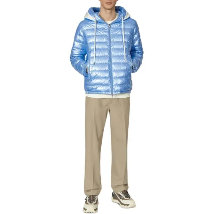Moncler Logo Printed Hooded Jacket-4