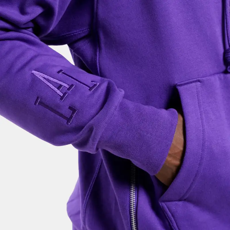 Nike Los Angeles Lakers Standard Issue 2023/24 City Edition Men's Nike Nba Courtside Hoodie-5