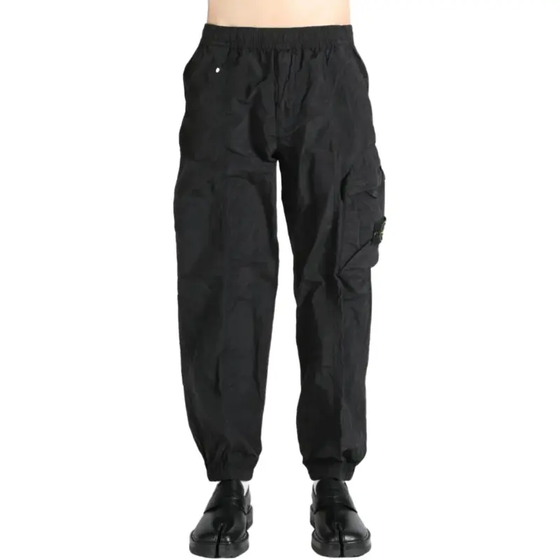 STONE ISLAND Logo Patch Trousers-2