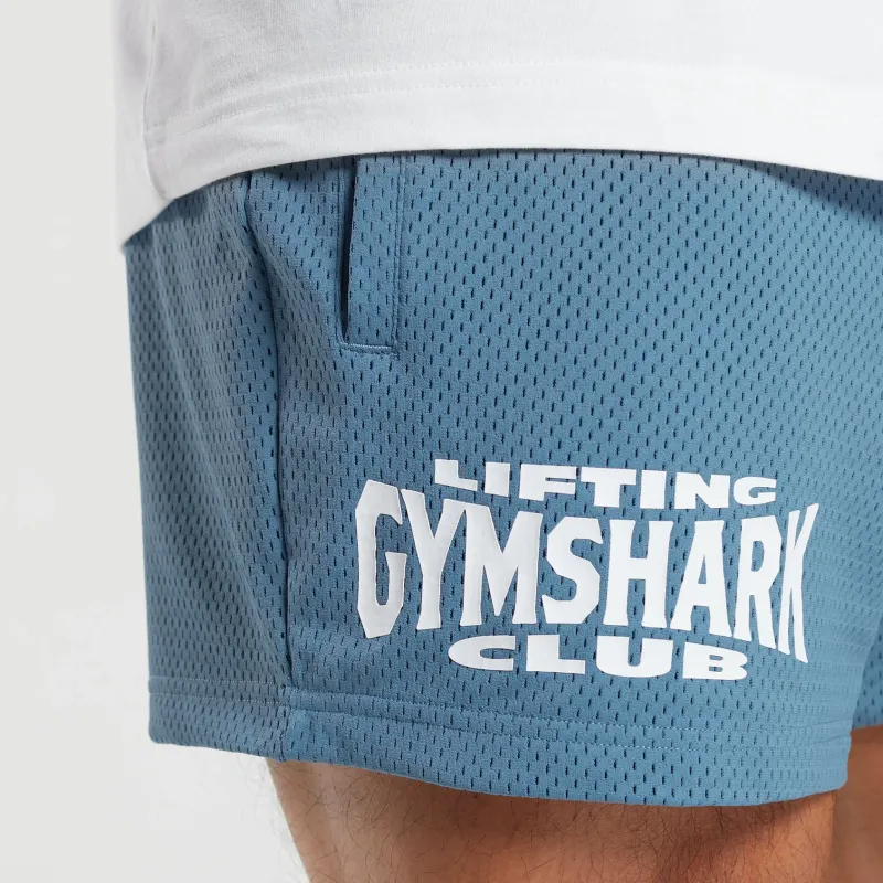 GYMSHARK FW24 Sports Shorts Men's Turquoise-4