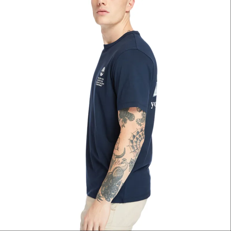Timberland T Shirt Men's Marine Blue-1