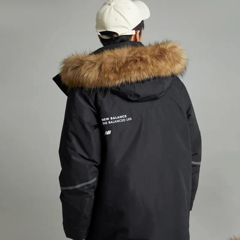 New Balance Down Jacket Unisex Black-5