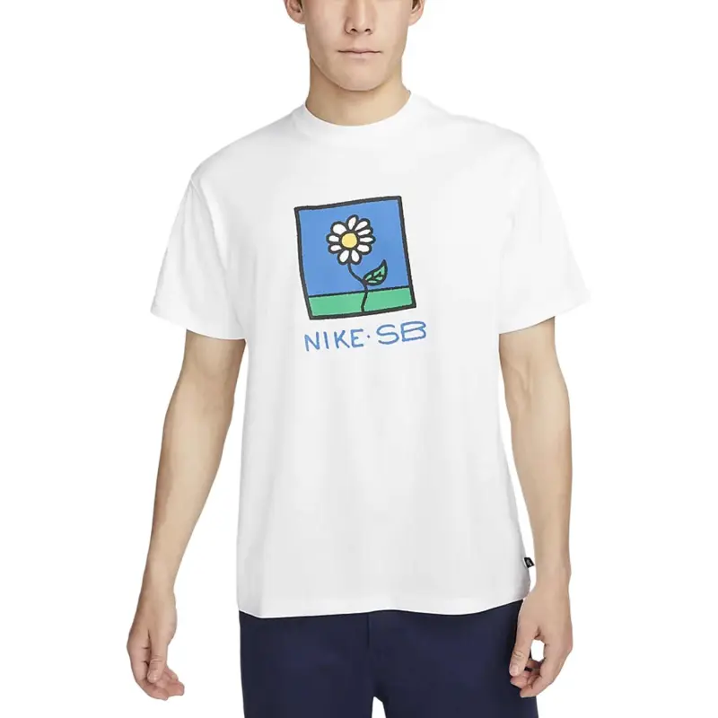 Nike T Shirts Men White-4