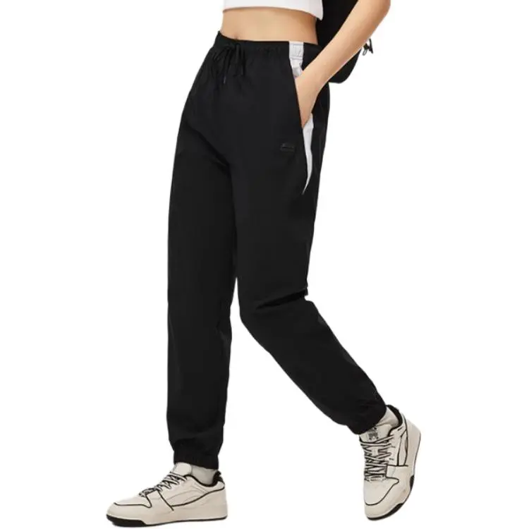 LiNing Sports Trend Series Knitted Sports Pants Women's Black-2