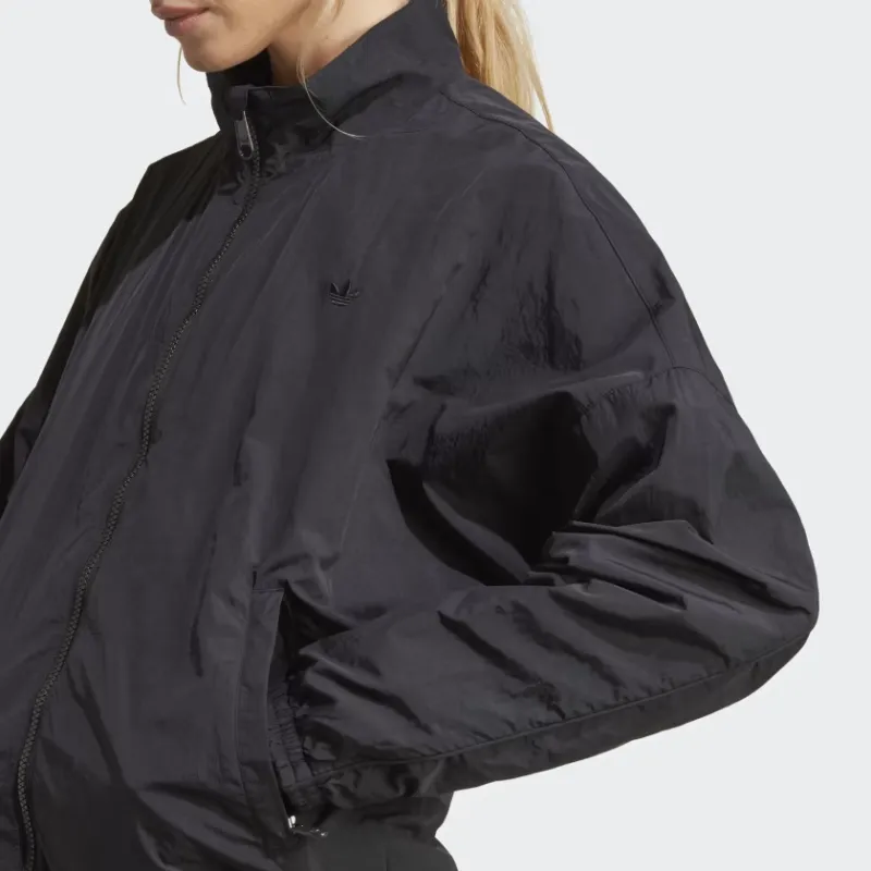 Adidas Crinkle effect Zip up Jacket-4