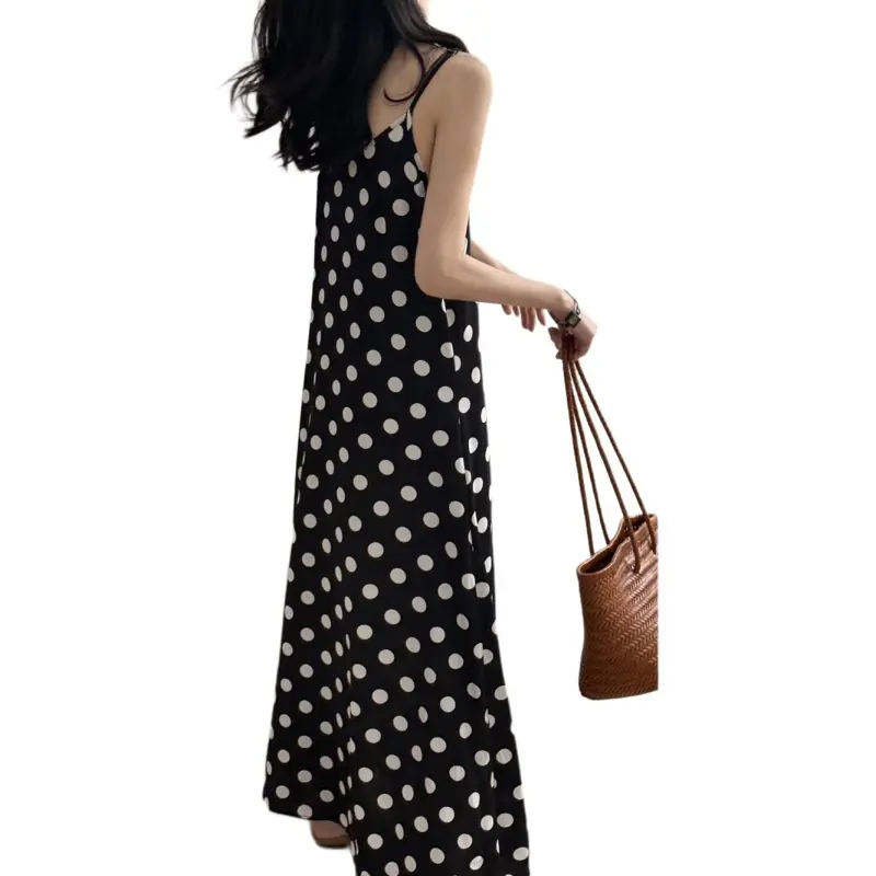 ROBINHOOD Slip Dress Women's Polka Dot-4