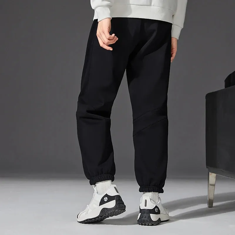 LiNing Knitted Sports Pants Men's Black-3