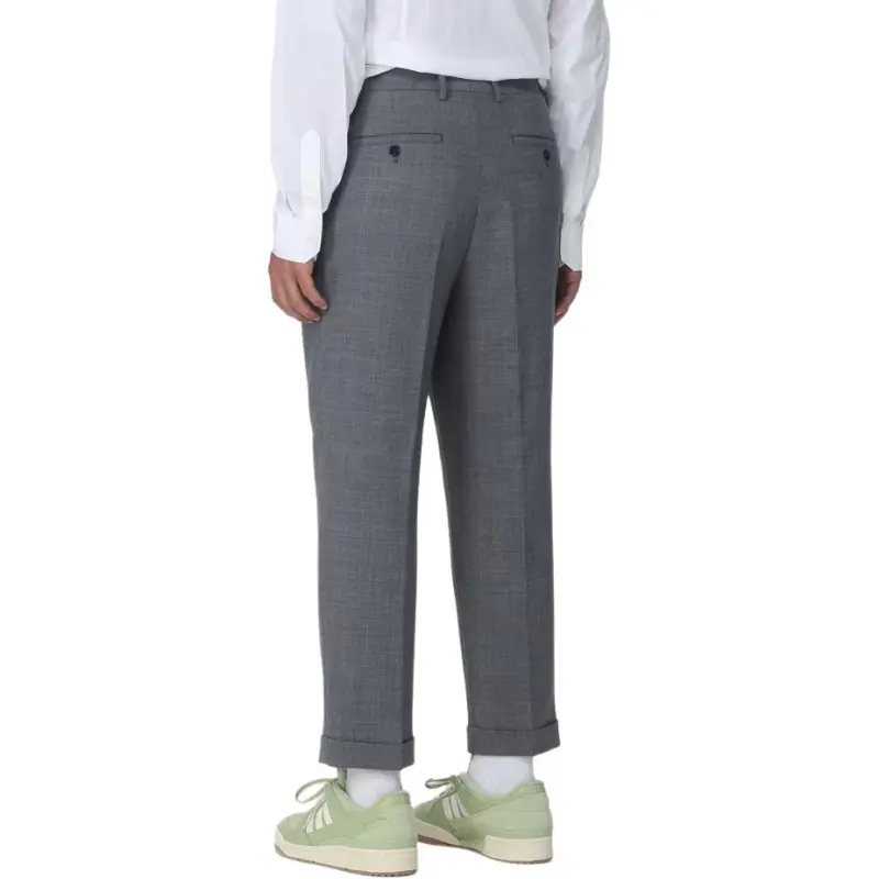 AMIPARIS Paris Pressed Crease Cropped Trousers-3