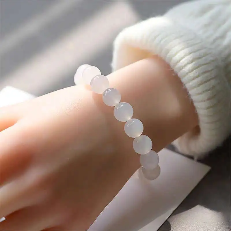 YOULING Chalcedony Jade Bracelets Unisex-3
