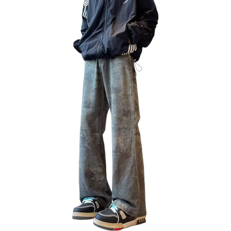 Concubine Zhu Jeans Unisex Green-8