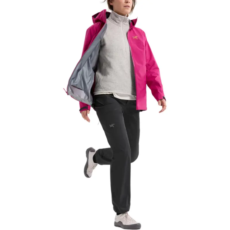 Arcteryx BETA Water-Resistant Windproof Breathable Water-Repellent Windbreaker Jacket Women's Thousand-Thread Purple-5