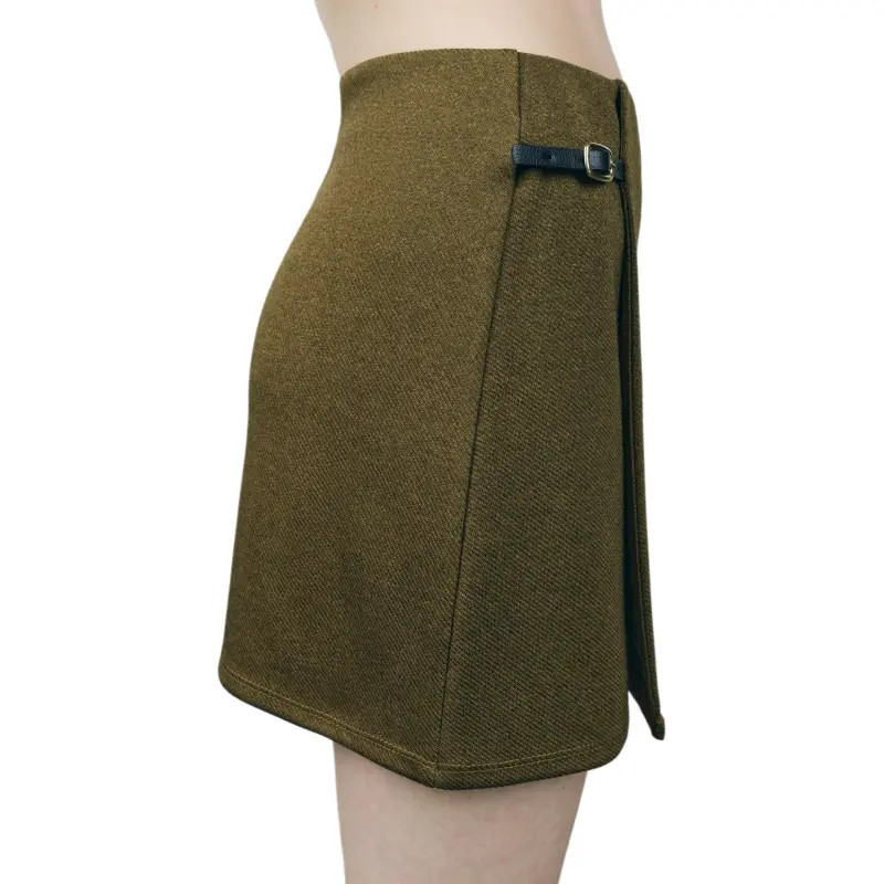 ZARA Casual Short Skirts Women's Medium Green-2