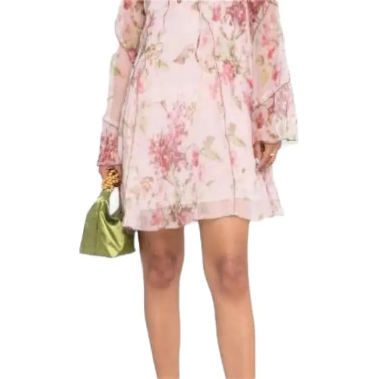 Blumarine Long Sleeved Dresses Women's Pink-4