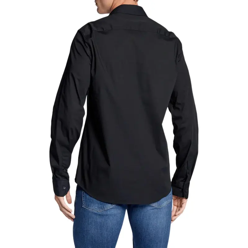 Calvin Klein Poplin Logo embroidered Cotton Shirt-4