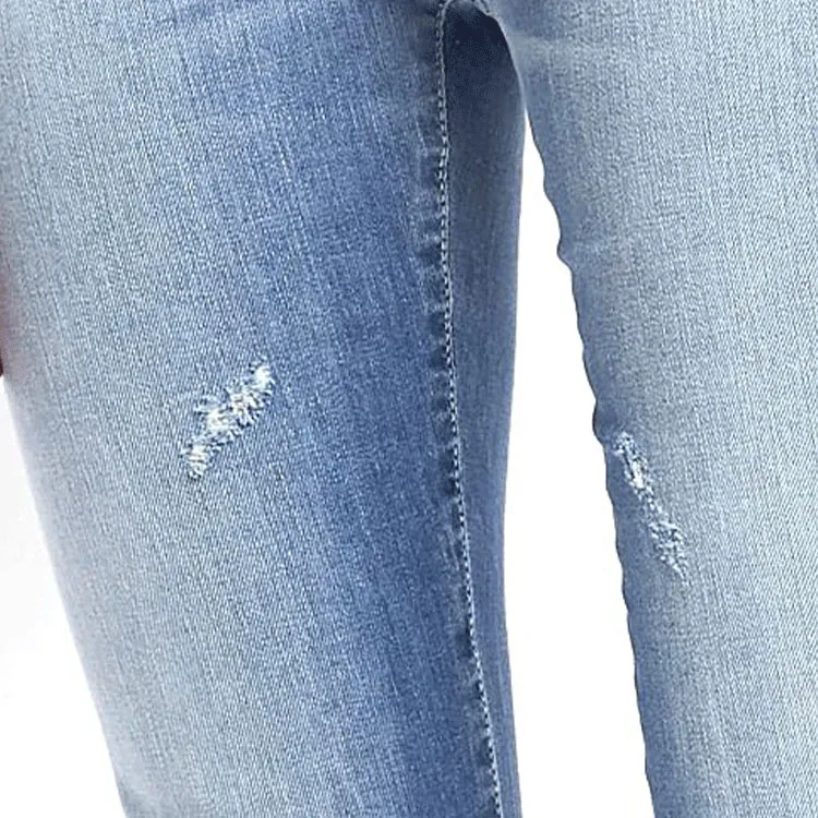 EMPORIO ARMANI Denim Trousers Women's Blue-6