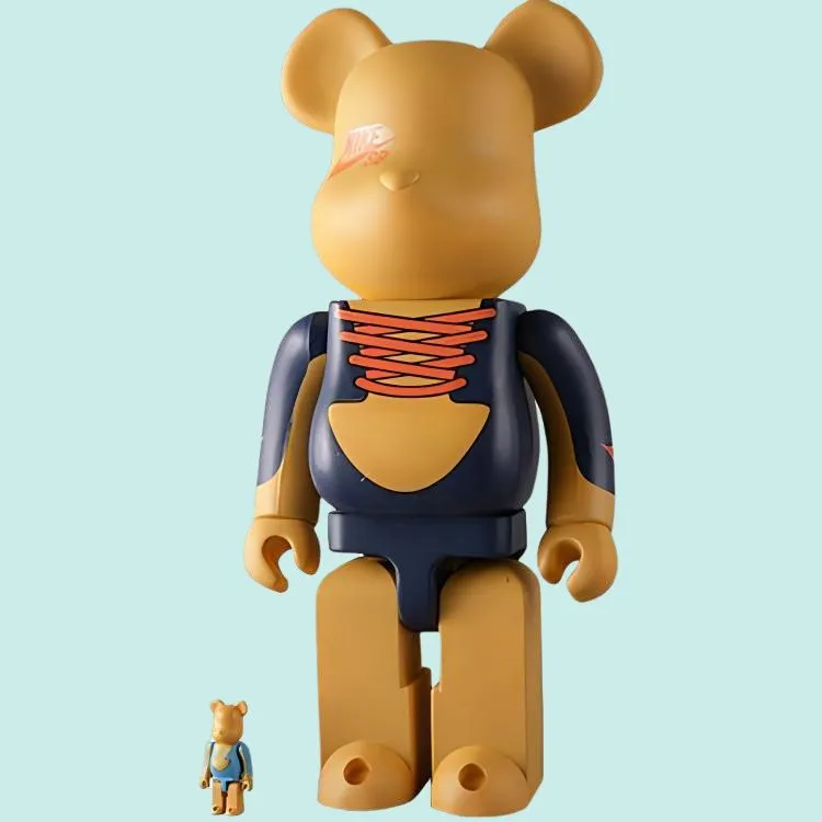 Bearbrick X Nike Three Bearbrick 50% & Yellow-1