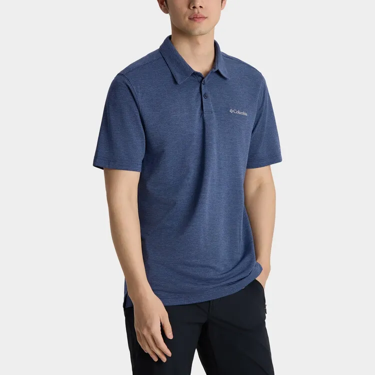 Columbia Polo Shirts Men Blue-3