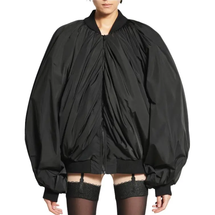 Balenciaga Draped Bomber Jacket-2
