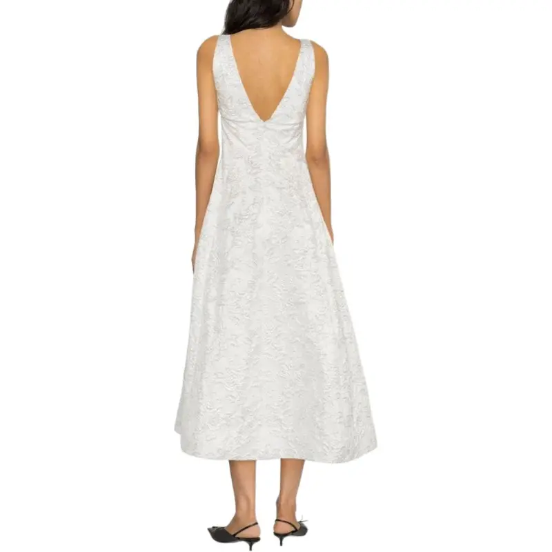 PHILOSOPHY DI LORENZO SERAFINI Floral Embroidered Sleeveless Dress-3