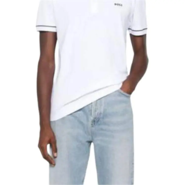 HUGO BOSS Raised logo Polo Shirt-4