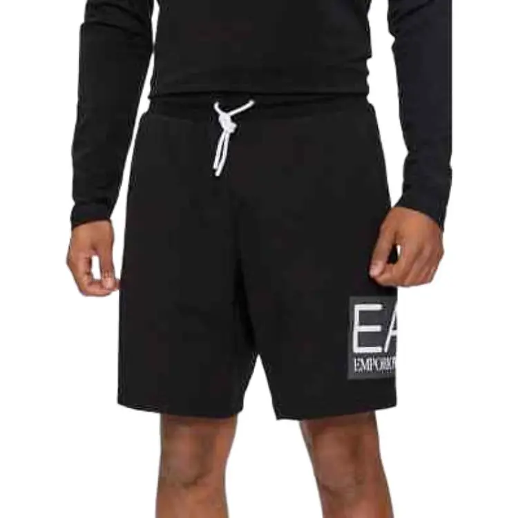 EMPORIO ARMANI EA7 SS24 Casual Shorts Men's Black-3