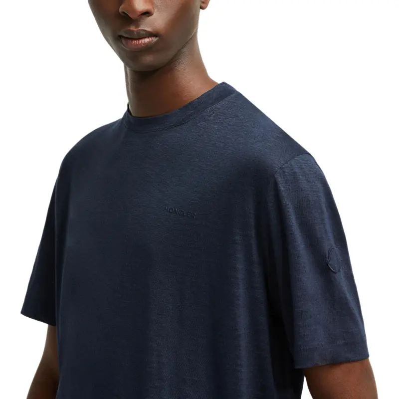 Moncler T Shirt Men's Dark Blue-4