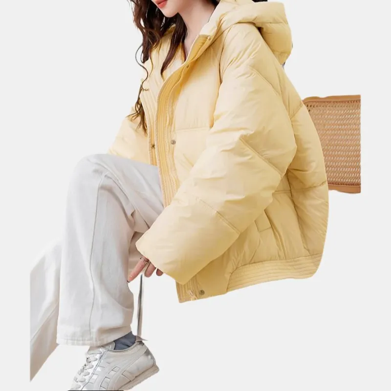 Tonlion Puffer Jacket Women's Sunlight Yellow-3