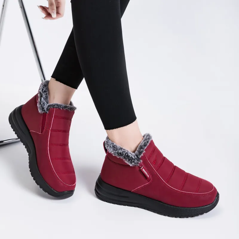Warrior Warrior Warm Short Mid Calf Snow Boots Women's-7