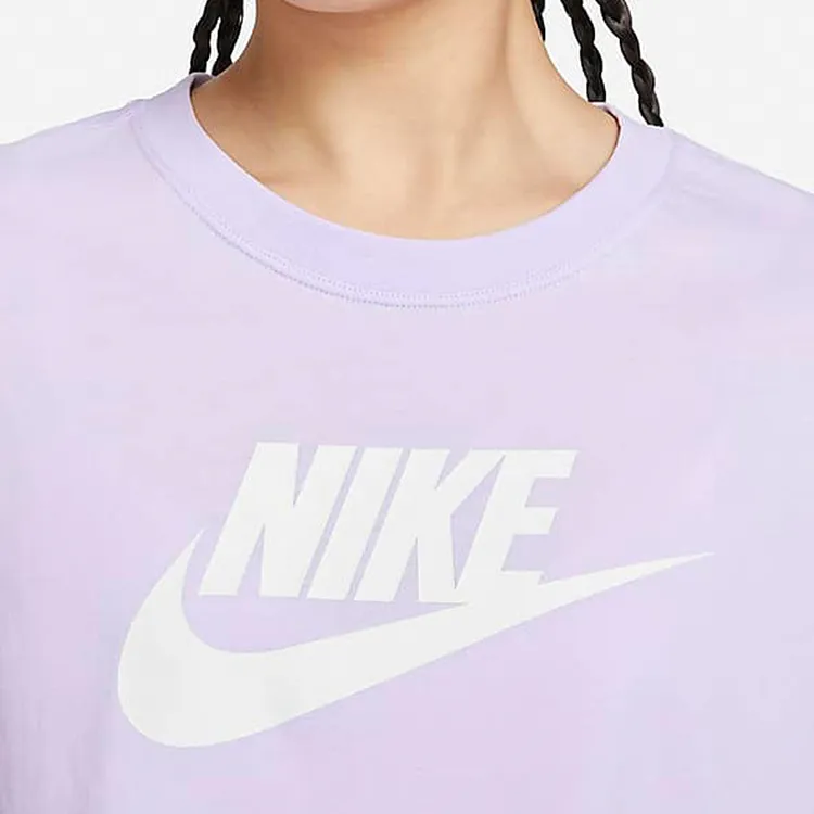 Nike Sportswear Essential Crop Top Asia Sizing Lilac-4