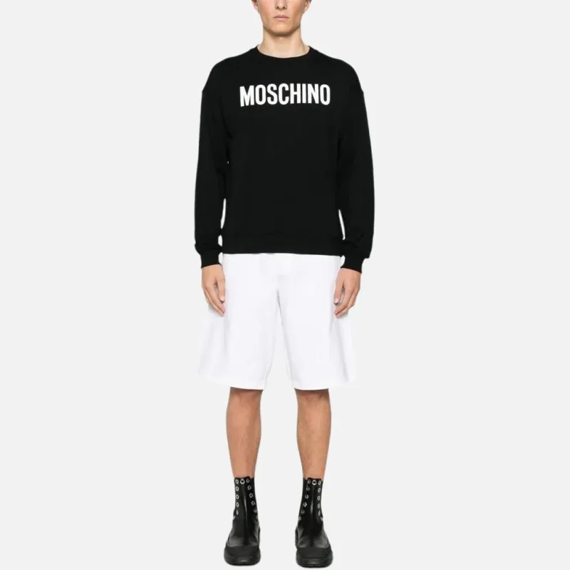 MOSCHINO Logo-Printed Crewneck Sweatshirt-3