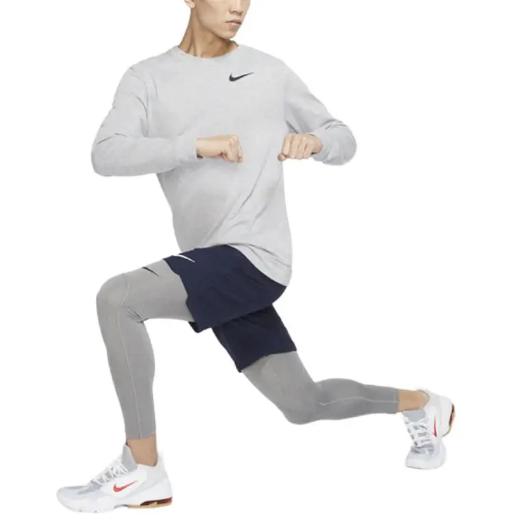 Nike Sweatshirts Men Dark Heather Gray-1