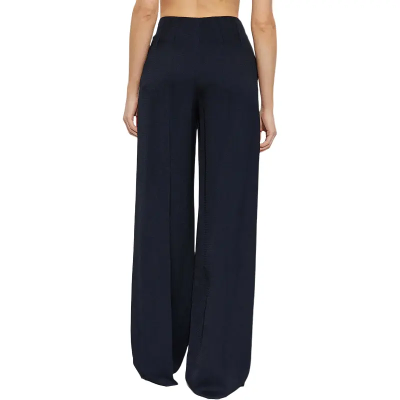 EMPORIO ARMANI Pleat detail Palazzo Pants-3